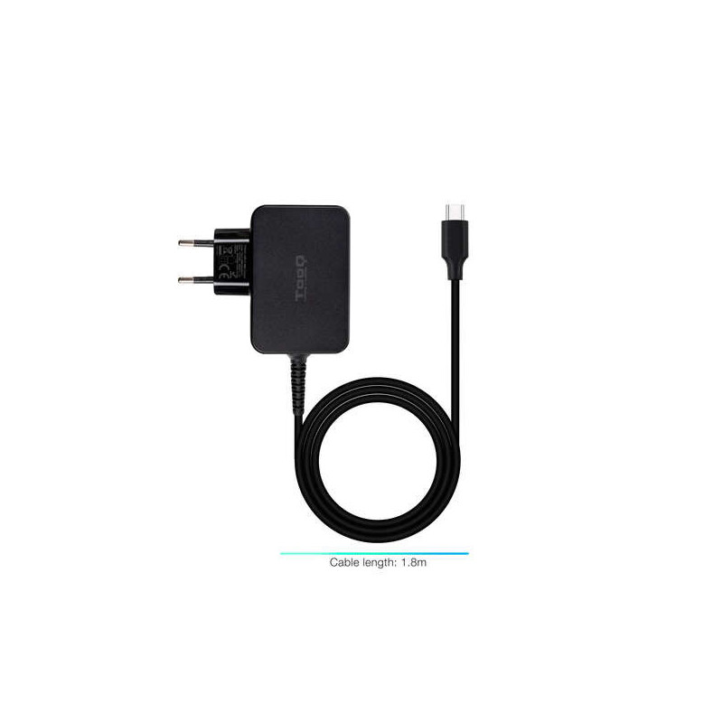 Chargeur Tooq USB-C GaN PD 65Watts 1.8m