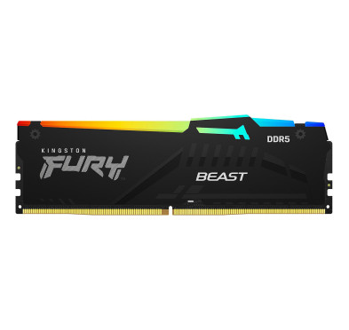 DDR5 Kingston FURY Beast RGB Kit 64Go 2x32Go 6000Mhz CL36
