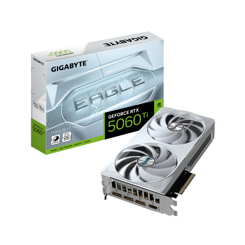 Carte Graphique Gigabyte RTX 5060 Ti EAGLE OC ICE 8G Carte Graphique Gigabyte RTX 5060 Ti EAGLE OC ICE 8G