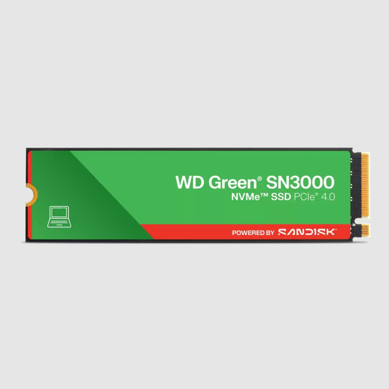 SSD 2To WD Green SN3000 M.2 NVMe PCIe 4.0 SSD 2To WD Green SN3000 M.2 NVMe PCIe 4.0