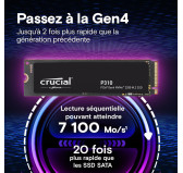 SSD 4To Crcuial P310 M.2 NVMe PCIe 4.0