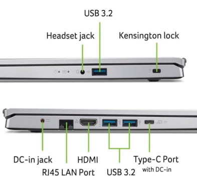Portable Acer Aspire Go 15 AG15-42P 15.6" R5-7430U 16Go SSD 512Go W11