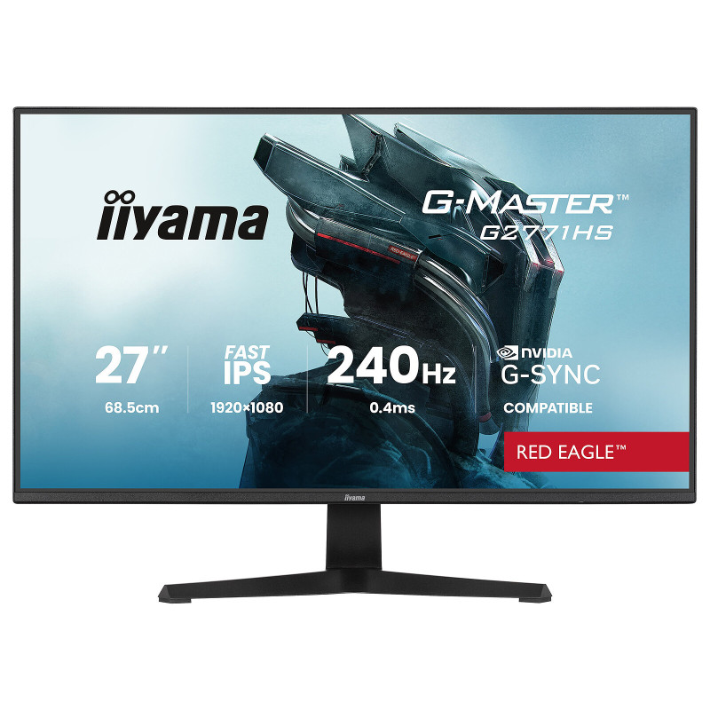 Ecran iiyama 27" G-Master G2771HS-B1 1920x1080 240Hz 0.4ms Ecran iiyama 27" G-Master G2771HS-B1 1920x1080 240Hz 0.4ms