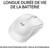 Souris Logitech Wireless Mouse M240 Silent Blanc cassé Bluetooth Souris Logitech Wireless Mouse M240 Silent Blanc cassé Bluetooth