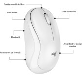 Souris Logitech Wireless Mouse M240 Silent Blanc cassé Bluetooth Souris Logitech Wireless Mouse M240 Silent Blanc cassé Bluetooth