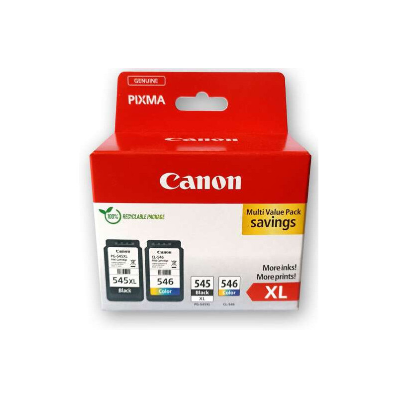 Pack Cartouche Canon PG-545XL Noir + CL-546 Couleurs Pack Cartouche Canon PG-545XL Noir + CL-546 Couleurs