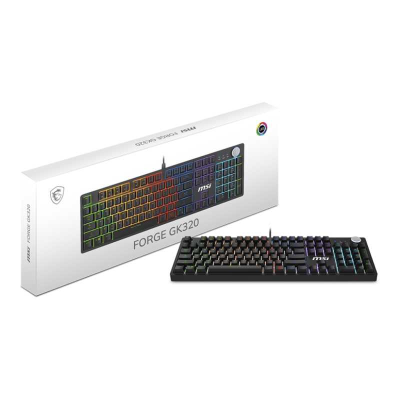 Clavier MSI Forge GK320 Gaming Mécanique (RED)