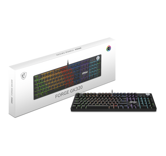 Clavier MSI Forge GK320 Gaming Mécanique (RED)