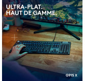 Clavier Logitech G915 X Gaming Mécanique GL Tactile