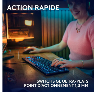 Clavier Logitech G915 X Gaming Mécanique GL Tactile