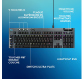 Clavier Logitech G915 X Gaming Mécanique GL Tactile