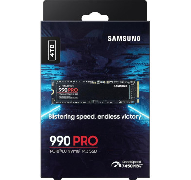 SSD 4To Samsung 990 PRO MZ-V9P4T0BW M.2 NVMe PCIe 4.0