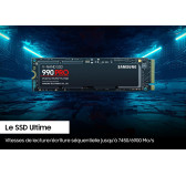 SSD 4To Samsung 990 PRO MZ-V9P4T0BW M.2 NVMe PCIe 4.0