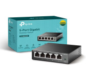 Switch RJ45 TP-Link TL-SG105S 10/100/1000 Mbps 5 Ports Métal