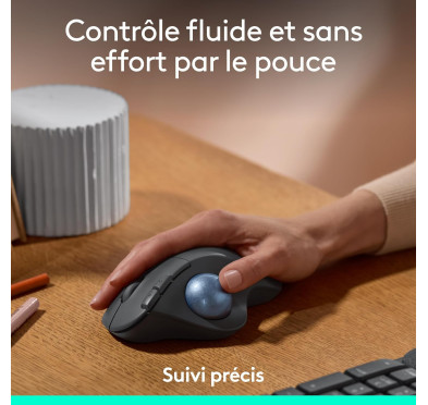 Souris Logitech Wireless Trackball Ergo M575S Graphite