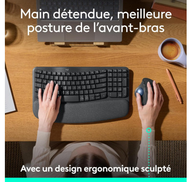 Souris Logitech Wireless Trackball Ergo M575S Graphite