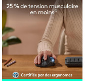 Souris Logitech Wireless Trackball Ergo M575S Graphite