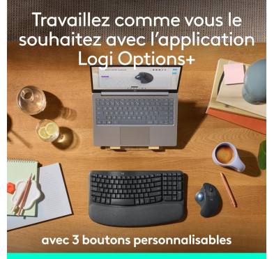 Souris Logitech Wireless Trackball Ergo M575S Graphite