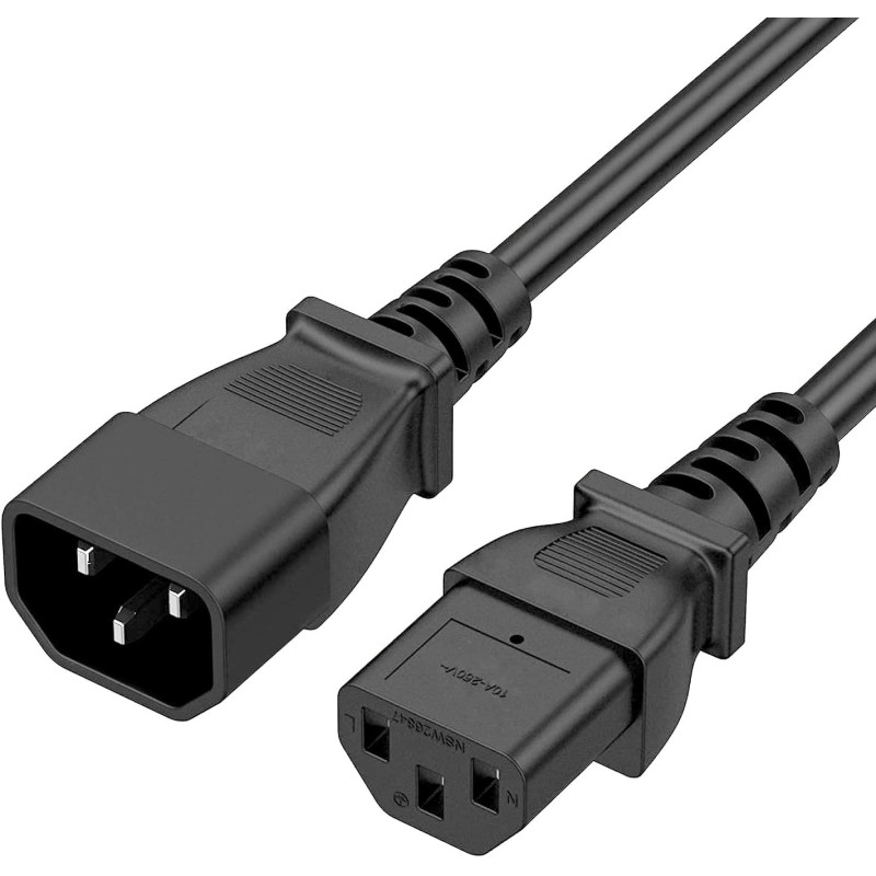 Cable d'alimentation IEC C13 vers C14 3M