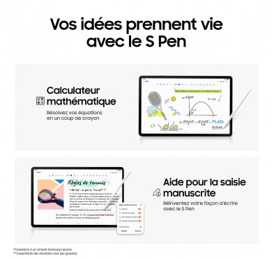 Tablette Samsung Galaxy Tab S10 Lite (X400N)10.9" 128Go Gris