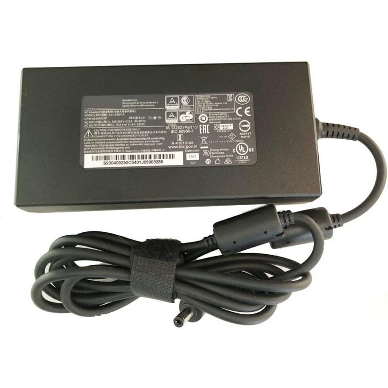 Chargeur Gigabyte et MSI PC Portable 19.5V 11.8A 230 Watts 5.5/2.5mm