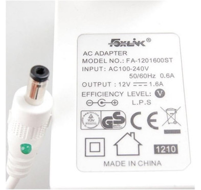 Alimentation 220V vers 12V 1.6A Box SFR Foxlink FA-1201600ST