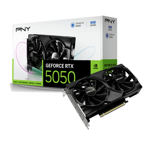 Carte Graphique PNY RTX 5050 8Go Dual Fan