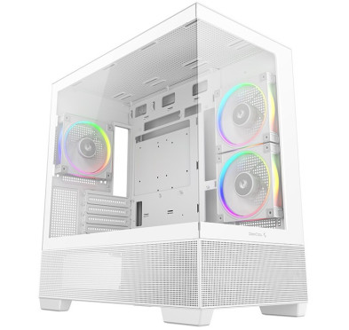 Boitier DeepCool CG380 3F WH ARGB Blanc