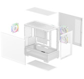 Boitier DeepCool CG380 3F WH ARGB Blanc Boitier DeepCool CG380 3F WH ARGB Blanc