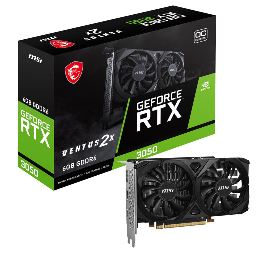 Carte Graphique MSI RTX 3050 VENTUS 2X E 6Go OC