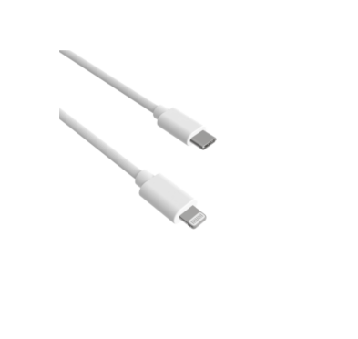 Cable USB Type-C vers Lightning TPE 27W Fairplay 1M Blanc