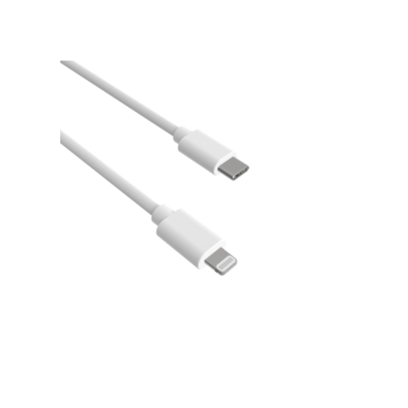 Cable USB Type-C vers Lightning TPE 27W Fairplay 1M Blanc