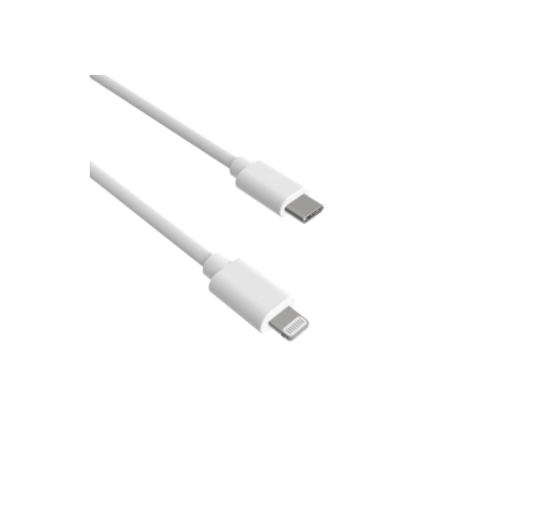 Cable USB Type-C vers Lightning TPE 27W Fairplay 1M Blanc