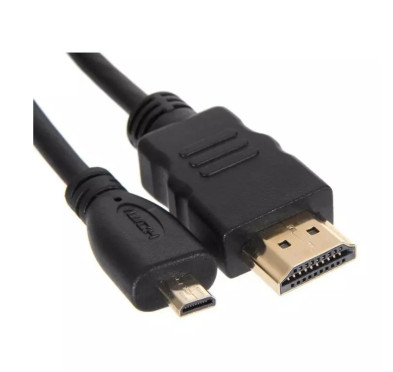 Cable HDMI M/M A vers D micro HDMI 1m