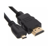 Cable HDMI M/M A vers D micro HDMI 1m