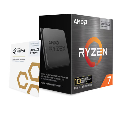 Processeur AMD RYZEN 7 5800X3D 4.5Ghz 100Mo 8Core Edition 10 ans