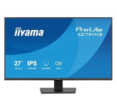 Ecran iiyama 27" X2791HS-B1 1920x1080 120Hz 1ms HDMI/DP