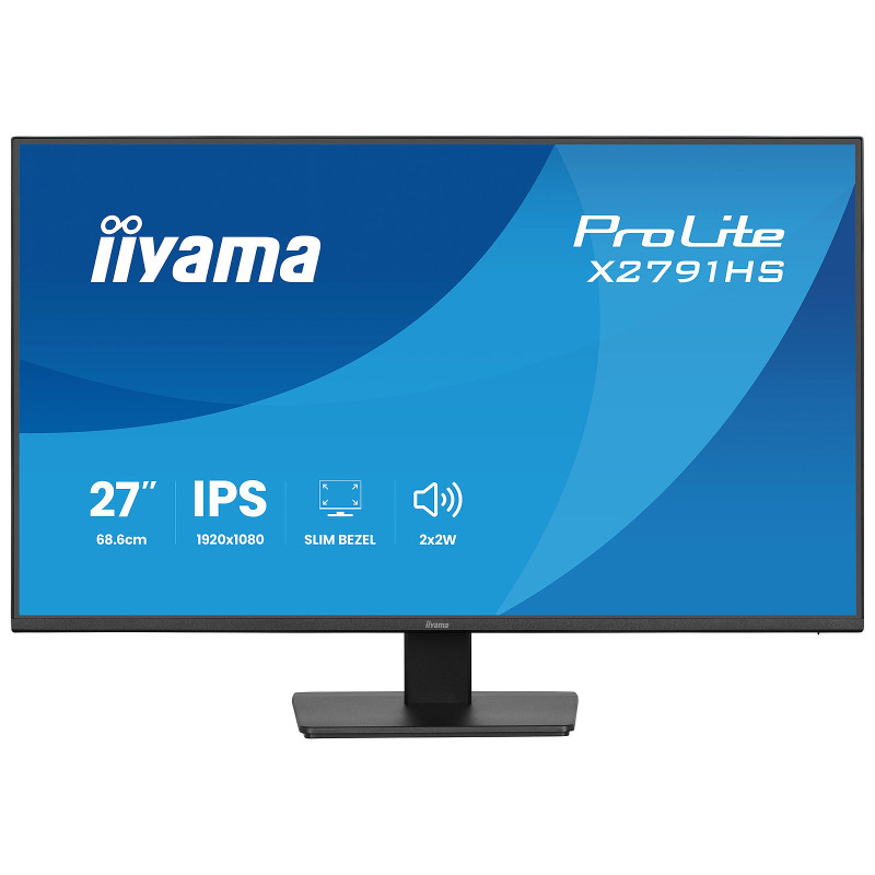 Ecran iiyama 27" X2791HS-B1 1920x1080 120Hz 1ms HDMI/DP