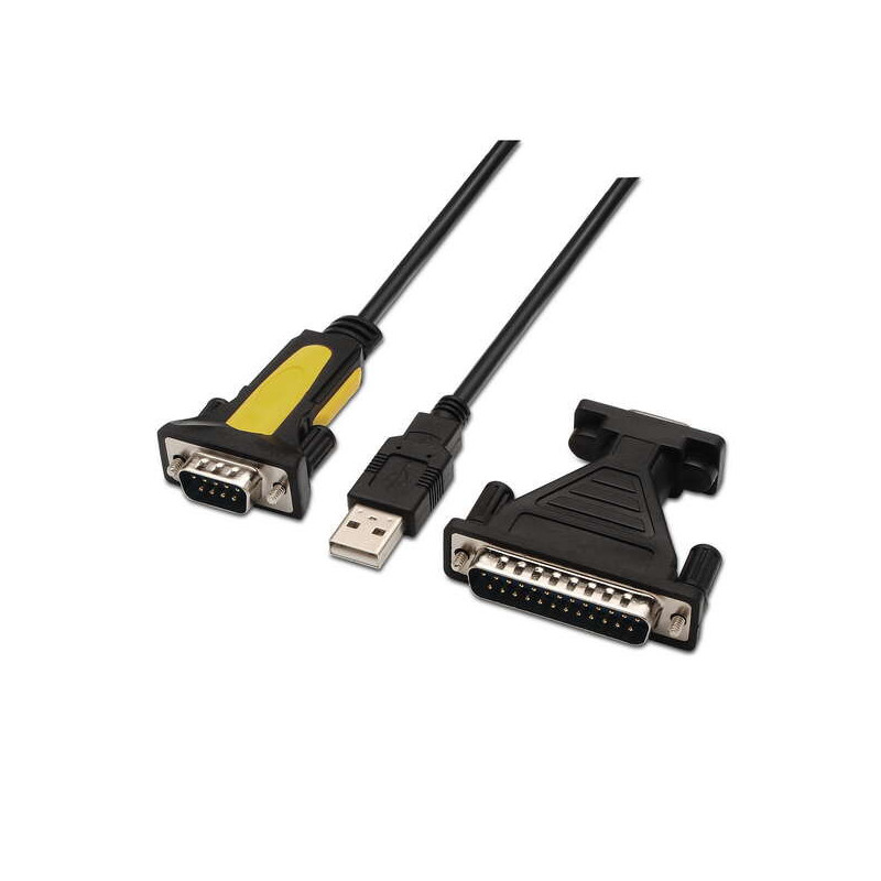 Adaptateur Aisens A104-0039 USB vers DB9 ou DB25 (RS232 9/25 broches)