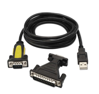 Adaptateur Aisens A104-0039 USB vers DB9 ou DB25 (RS232 9/25 broches)