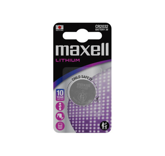 Pile Bouton CR2032 3,0 Volt MAXELL Lithium