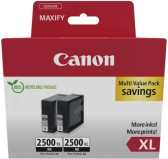 Pack 2x Cartouche Canon PGI-2500XL Noir 2500 pages