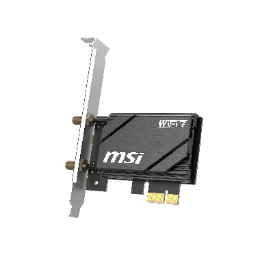Carte PCI-Express Wifi 7 Bluetooth 5.4 MSI HERALD BE6500