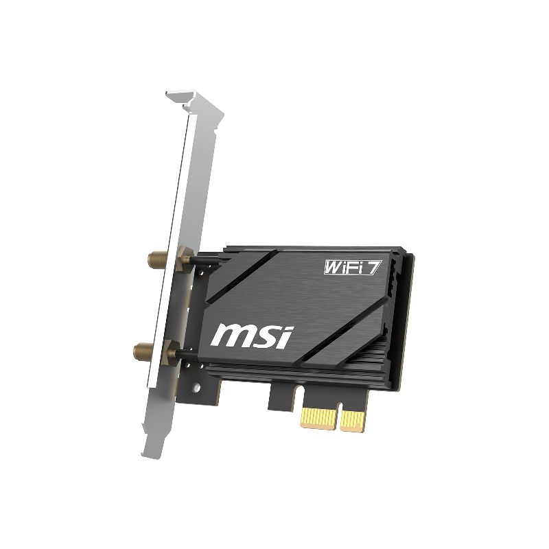 Carte PCI-Express Wifi 7 Bluetooth 5.4 MSI HERALD BE6500
