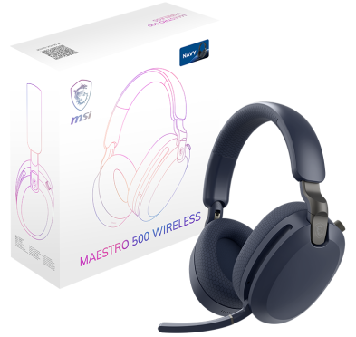Micro Casque MSI MAESTRO 500 Wireless Navy sans fil Bluetooth