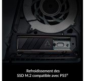 Dissipateur pour SSD M.2 Arctic M2 Pro Black (PC/PS5)