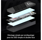Dissipateur pour SSD M.2 Arctic M2 Pro Black (PC/PS5)