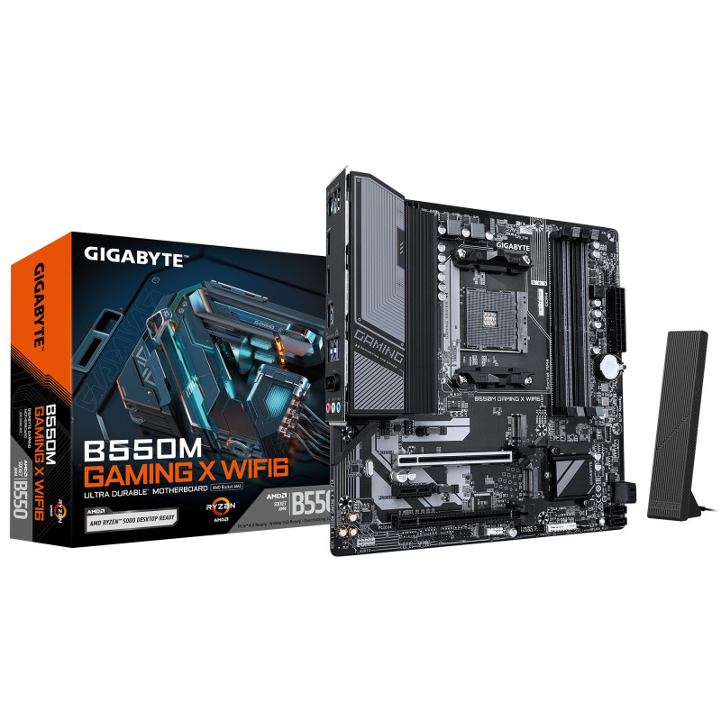 Carte Mère Gigabyte B550M GAMING X WIFI6 mATX AM4 DDR4