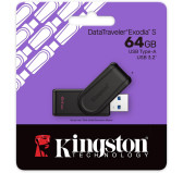 Clé USB 3.2 64Go Kingston DataTraveler Exodia S