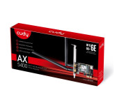Carte PCI-Express Wifi 6 AX5400 Cudy WE3000 Bluetooth 5.2